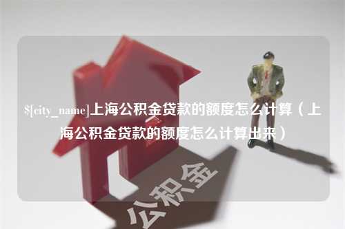 单县上海公积金贷款的额度怎么计算（上海公积金贷款的额度怎么计算出来）